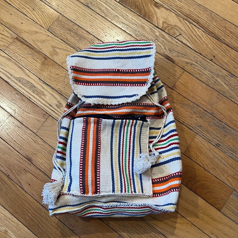 Canvas backpack
